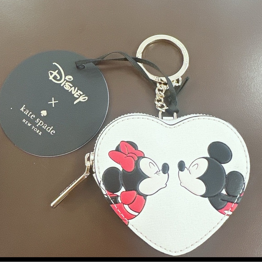 Disney X Kate Spade New York 3D Coin Keychain NWT